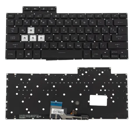 Клавиатура ASUS TUF Dash F15 FX516, FX516P, FX516PM, FX516PC, FX516PCZ, FX516PR, FX516PMZ, FA516