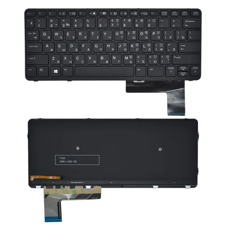Клавіатура HP Elitebook 720 G1 720 G2 725 G2 820 G1 820 G2 чорна, підсвітка