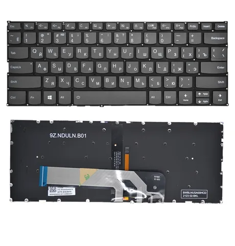 Клавіатура Lenovo C340-14, 530-S14, 530-15, 530-14ARR, 530-14IKB, Yoga 730-13IKB series (підсвітлення)