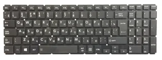 Клавіатура TOSHIBA Satellite L50 L50-B L50D-B L50t-B великий enter, мініатюра 3