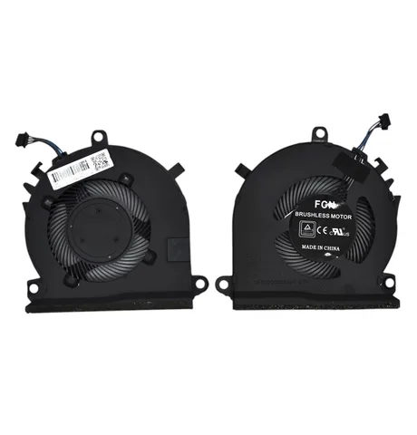 Вентилятор (кулер) для HP Pavilion Gaming 15-EC, 16-A, 4pin, 5V (L77560-001, L77558-001, L72702-001)