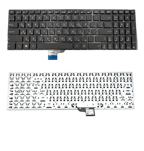 Клавіатура для ASUS UX510, UX510UW, UX510UWK, UX510U, UX510UX, UX510UXK ( RU, black, без рамки )