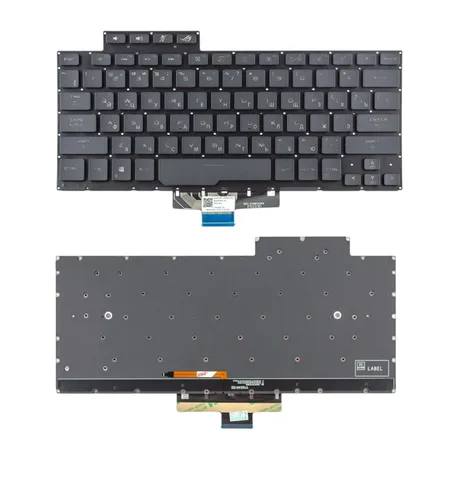 Клавіатура для Asus ROG Zephyrus GA401, GA401I, GA401Q, PX401IV series, RU, Black, з підсвіткою