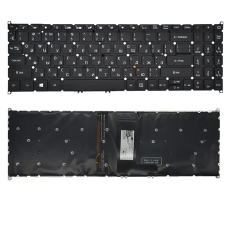 Клавіатура для ноутбука Acer Swift 3 SF315-51, SF315-51G N17P4 series, ru, black, підсвітка