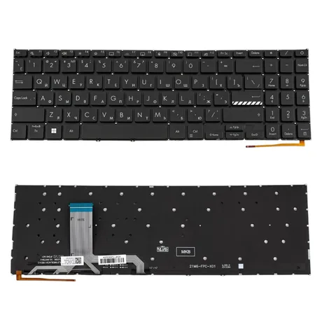 Клавіатура для ASUS X1502, M1502, M1503, X1503, X1505, M1603, X1603, X1605 підсвітка black