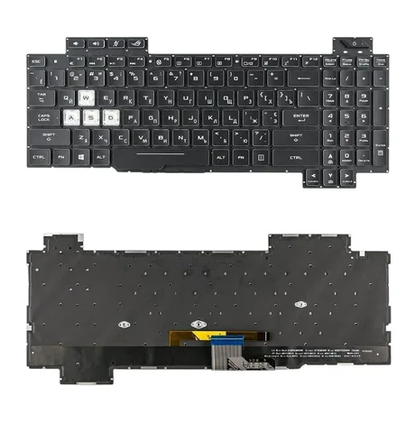 Клавіатура Asus для ноутбука ROG Strix Scar II GL704,GL704G, GL704GM, GL704GV, GL704GW з RGB-підсвіткою