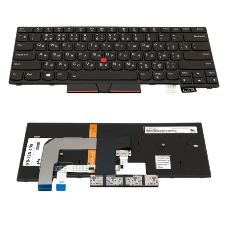 Клавіатура Lenovo ThinkPad T470, T480, A475, A485 (підсвітка, трекпоїнт)