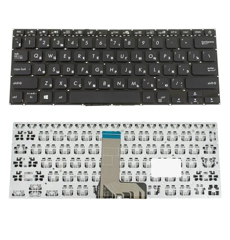 Клавиатура ASUS X409, X409F, X409UA, X409UB, X409FA, X409FJ, X409FL, X409FB, X415MA rus, black, без фрейма