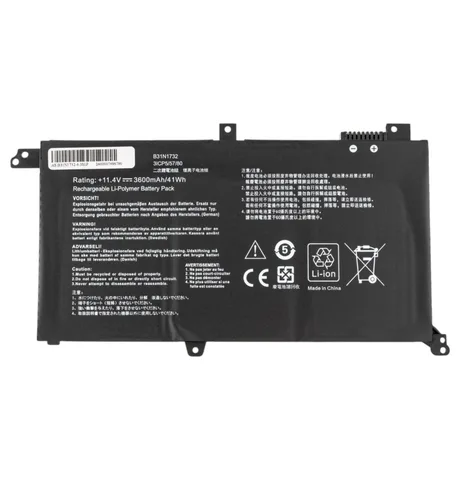 Батарея B31N1732 для ASUS Vivobook S14 X430F, X430FA, X430FN 3600mAh
