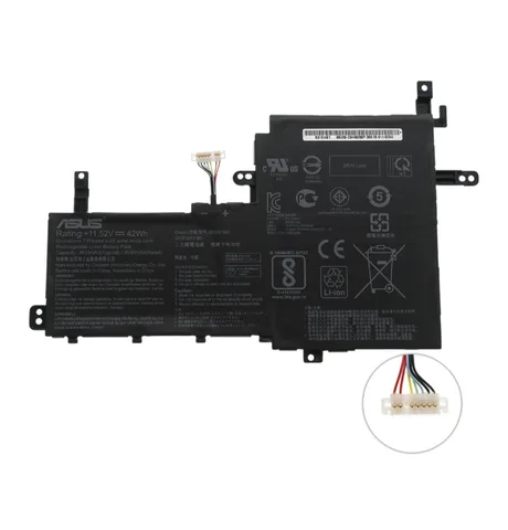 Батарея для ASUS B31N1842 (VivoBook S15 S531FL, K513E) 11.52V 3653mAh 42Wh Black (0B200-0344000