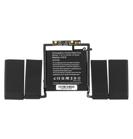 Батарея Apple A1819 (A1706 Macbook Pro Retina 13 2016-2017) 11.4V 4314mAh Black