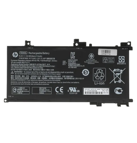 Батарея TE04XL для HP Omen 15-ax, Pavilion 15-bc (HSTNN-DB7T, 905175-2C1) 15,4V 4000mAh