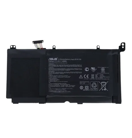 Батарея B31N1336 для ноутбука ASUS S551LA, S551LB, S551LN, V551L, V551LA 11.4V 4210mAh