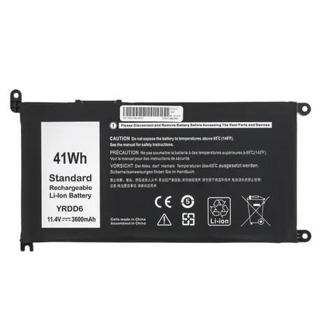 Батарея DELL YRDD6 (Vostro 15, Inspiron 15,14) 11.4 V 3600mAh 42 Wh Black