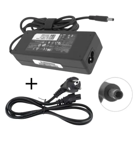 Блок живлення для ноутбука Dell 19.5 V 4.62 A 90W (DC 4.5*3.0) + кабель живлення