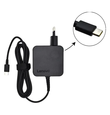 Блок живлення Lenovo Type USB-C (Type-C) 20 V 2.25 A, 15 V 3 A, 12 V 3 A, 9 V 3 A, 5 V 2 A