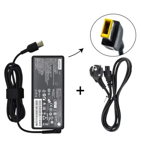 Блок живлення для ноутбука Lenovo 20V 6.75 A 135W (square USB+PIN) + кабель живлення