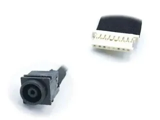 Роз'єм живлення ноутбука SONY VPC-EG, VPCEG VPC-EK (6.5*4.0+Pin) Z40HR 50.4MP02.001 PJ420 A1831336A з кабелем, мініатюра 2