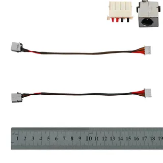 Роз'єм гніздо живлення Acer Aspire E5-532 E5-532G E5-532T E5-532TG E5-522 E5-522G E5-573 E5-574 з кабелем, мініатюра 1