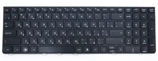 Клавіатура HP ProBook 4535s 4730s 4530s з чорною рамкою, мініатюра 1