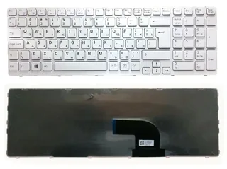 Клавіатура SONY Vaio SVE1511V1RB.RU3 SVE1511V1RSI.RU3 SVE1512Q1R/B SVE1512N1R/B, мініатюра 1