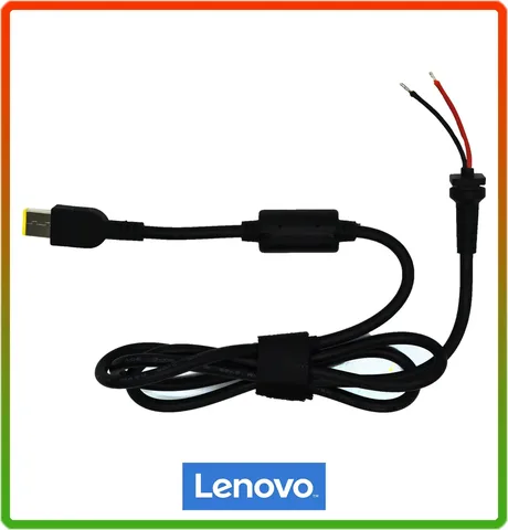 Кабель для блока живлення Lenovo square до 180W (прямокутний) (USB+pin)