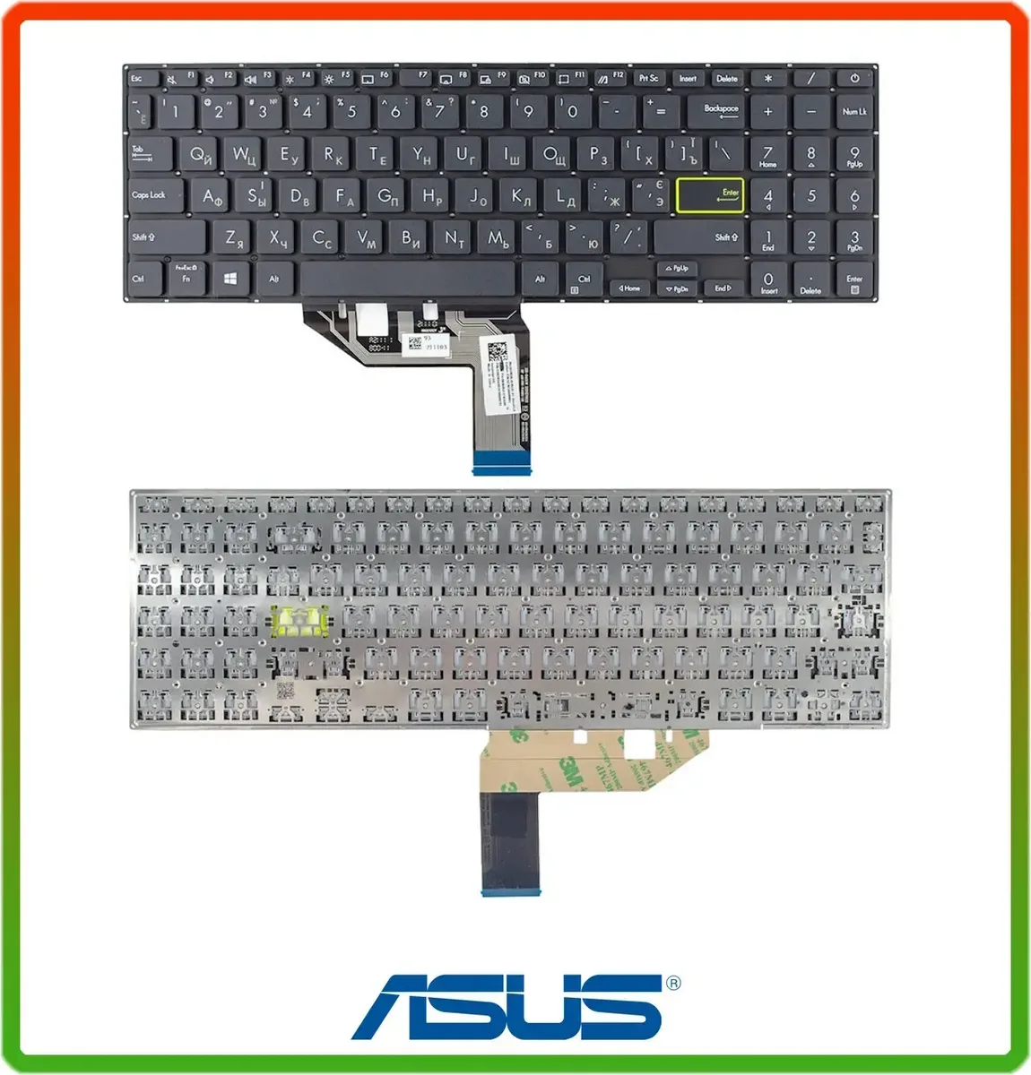 Клавіатура для Asus Vivobook X513 X531 series Black