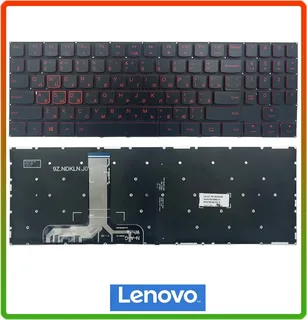 Клавіатура Lenovo Legion Y530 Y530P Y530-15 з червоною підсвіткою уцінка, мініатюра 2