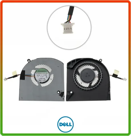 Оригінальний вентилятор для DELL ALIENWARE 15 R3, 15 R4, P69F (CPU FAN) (EG75070S1-C270-S9A)