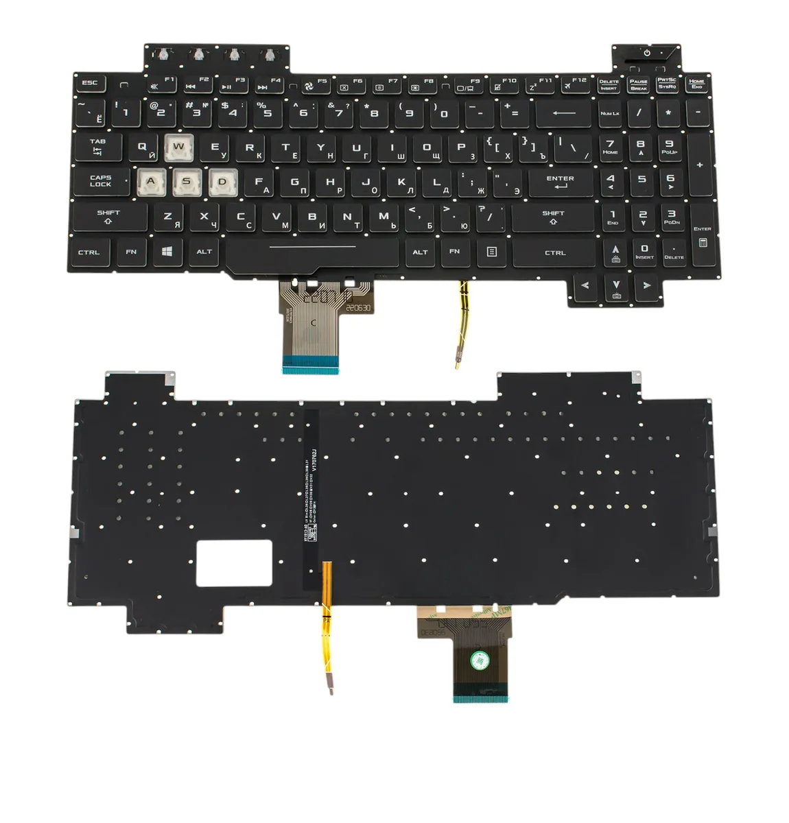Клавіатура Asus TUF Gaming FX504 з підсвіткою клавіш