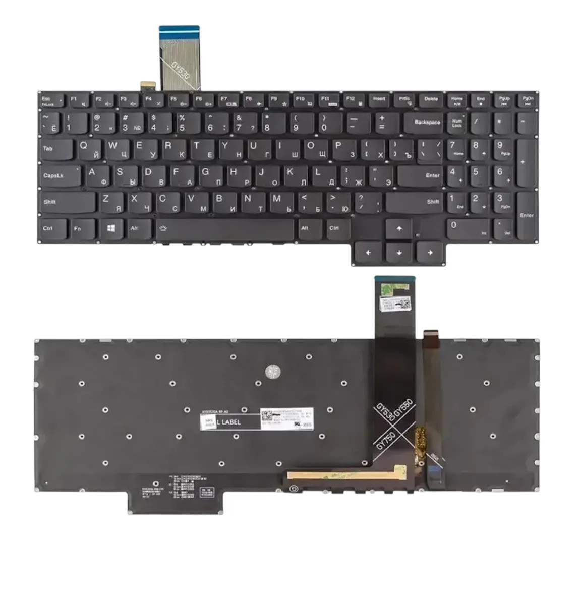 Клавіатура RGB для ноутбука Lenovo Legion 5-15, IdeaPad Gaming 3-15 series
