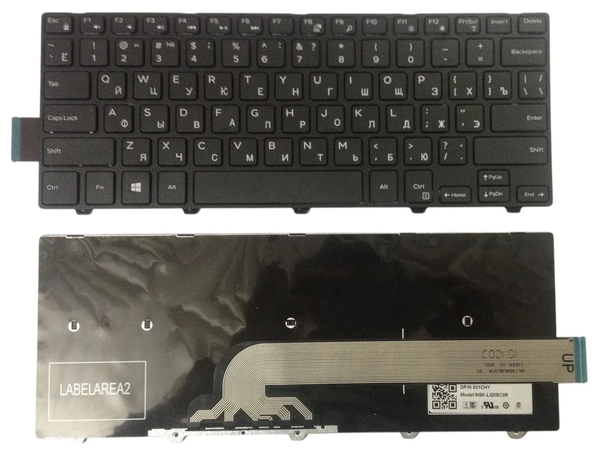 Клавіатура DELL Vostro 14 3445 3446 3458-3750