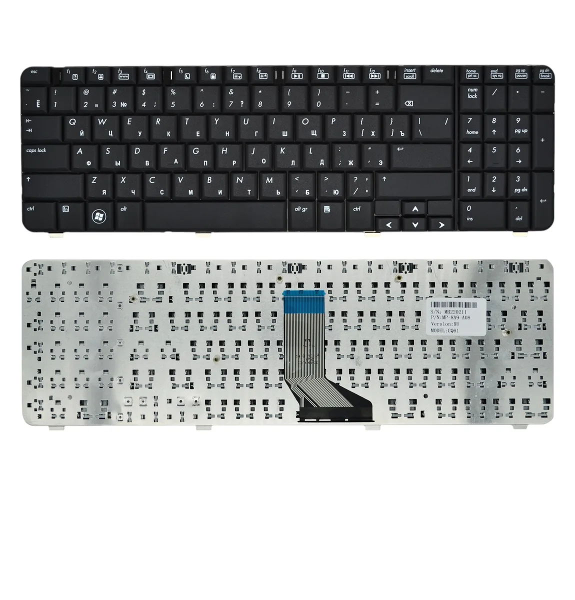 Клавіатура HP Compaq CQ61 G61