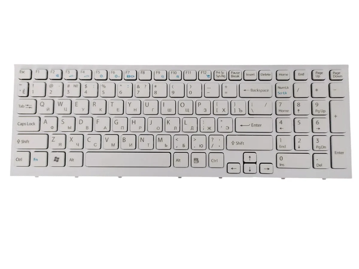 Клавіатура SONY VPC-EB series VPCEB біла