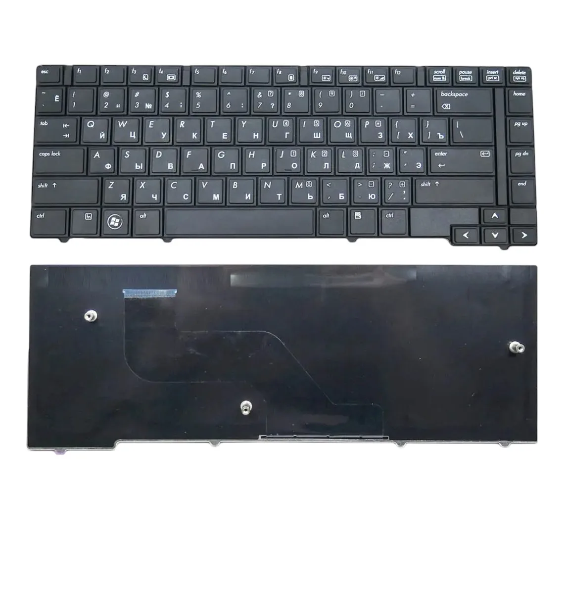 Клавіатура для HP ProBook 6440b, 6445b, 6450b, 6455b series (black, ru) OEM