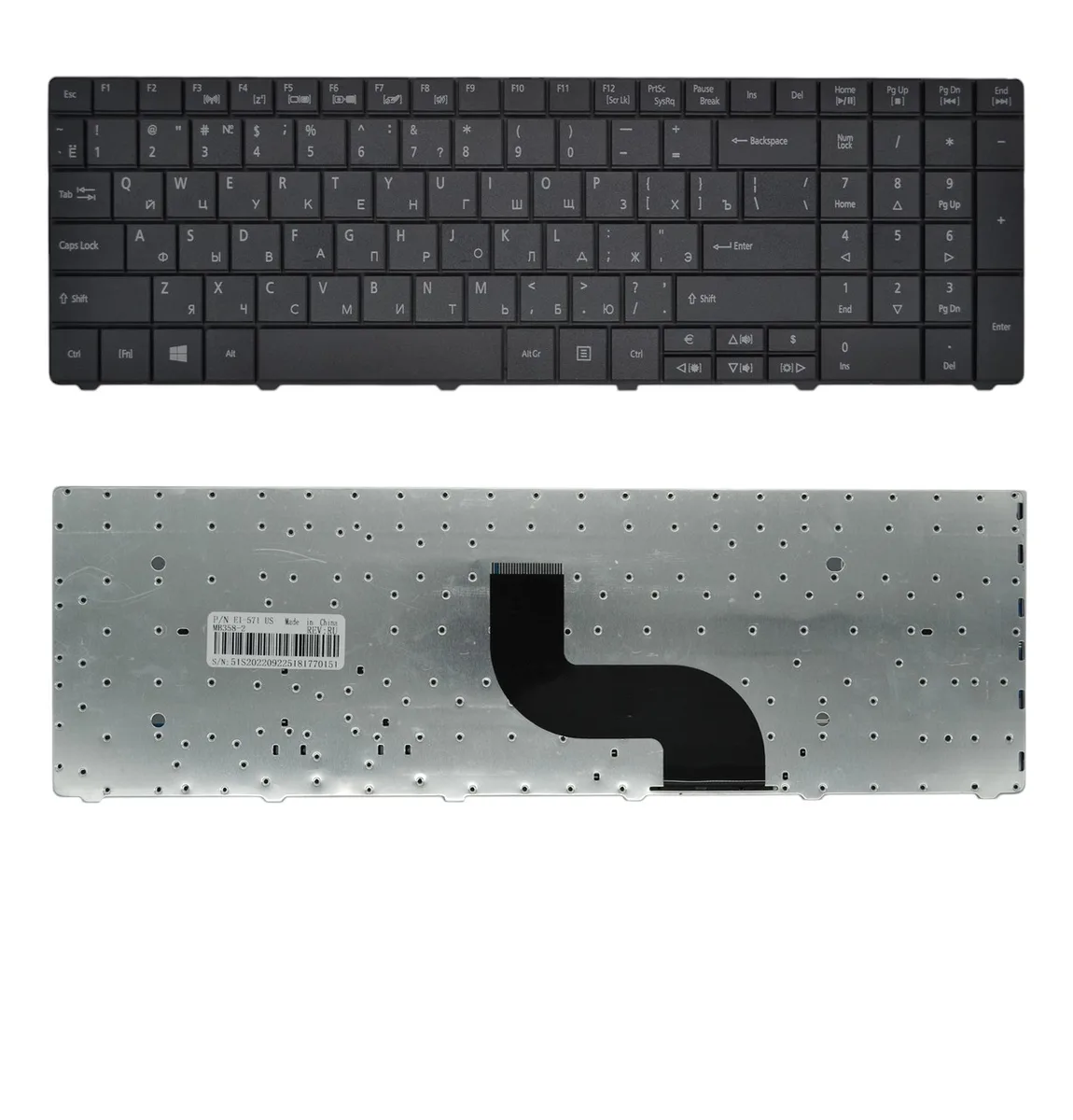 Клавіатура Acer Aspire E1-531G E1-571G E1-571