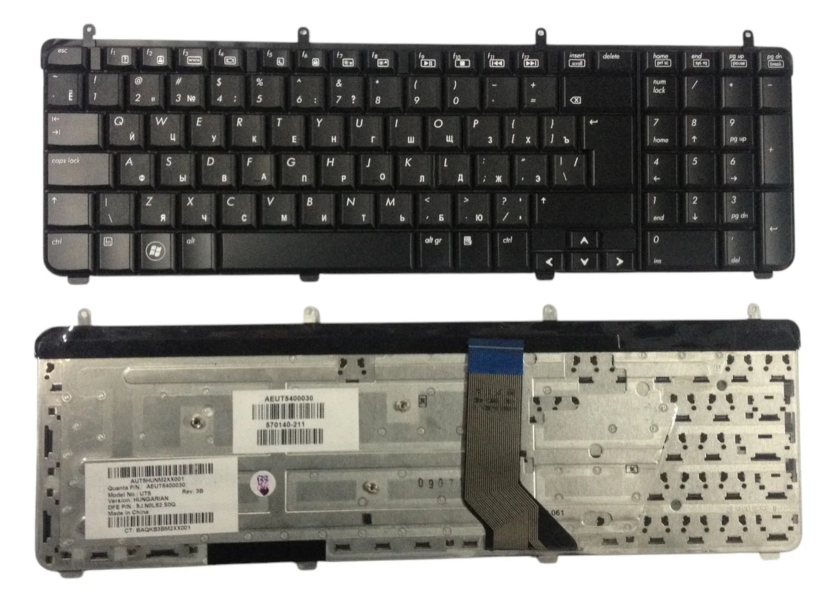 Клавіатура HP Pavilion DV7-3000, DV7-3010er, DV7-3090er, DV7-3110er, DV7-3133er, DV7-3140sr