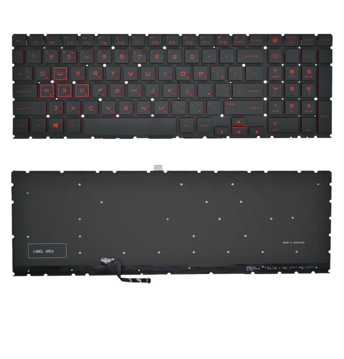Клавіатура для ноутбука HP Omen 15-DC 15-DH