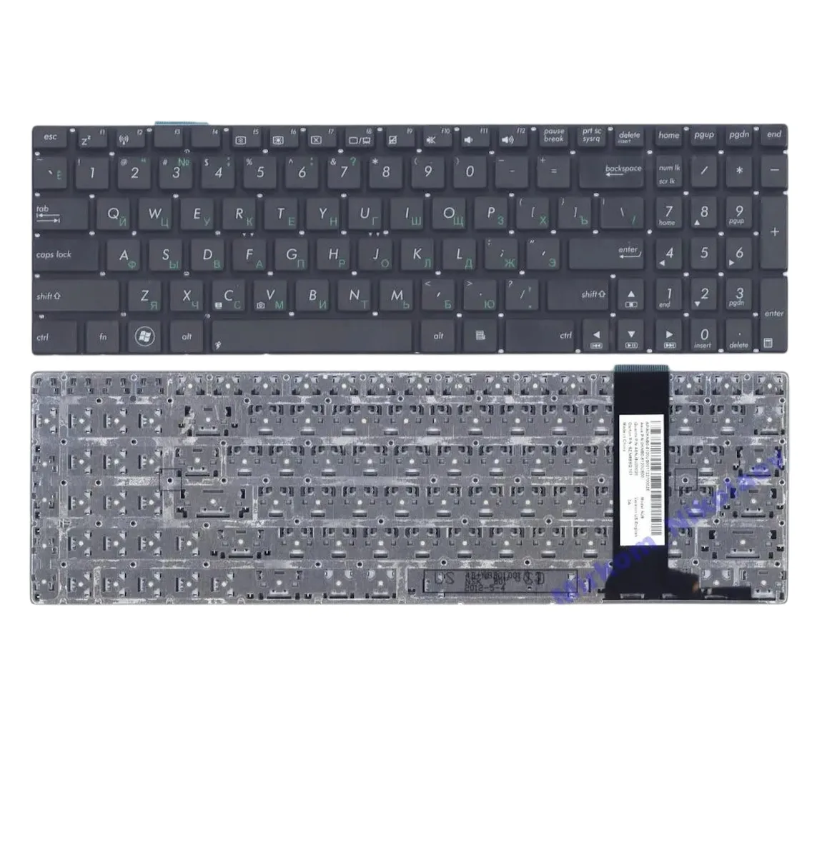 Клавіатура ASUS N56 N56D N56DP N56DY N56J N56JR N56V