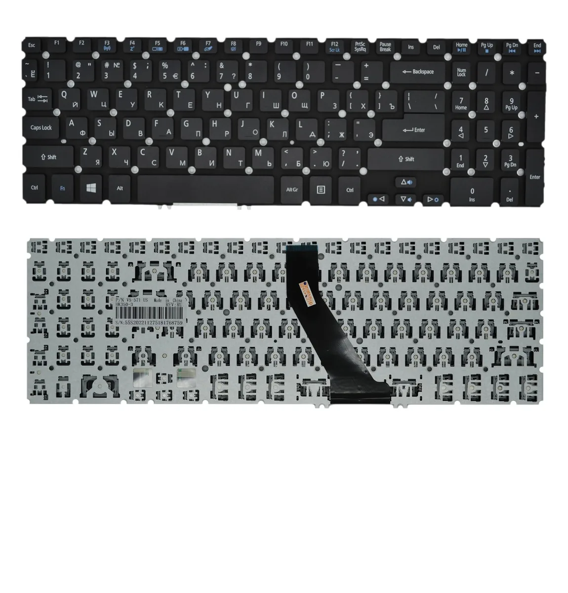 Клавіатура ACER Aspire V5-551G V5-552P V5-552PG