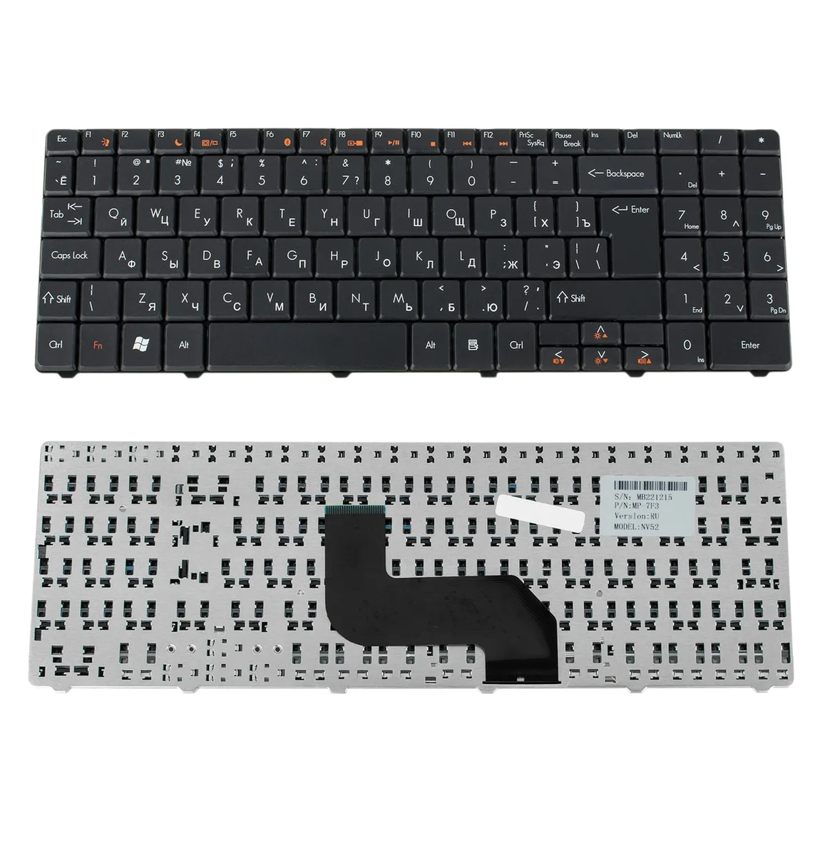 Клавіатура ACER Gateway NV52 NV53 NV54 NV56 NV58