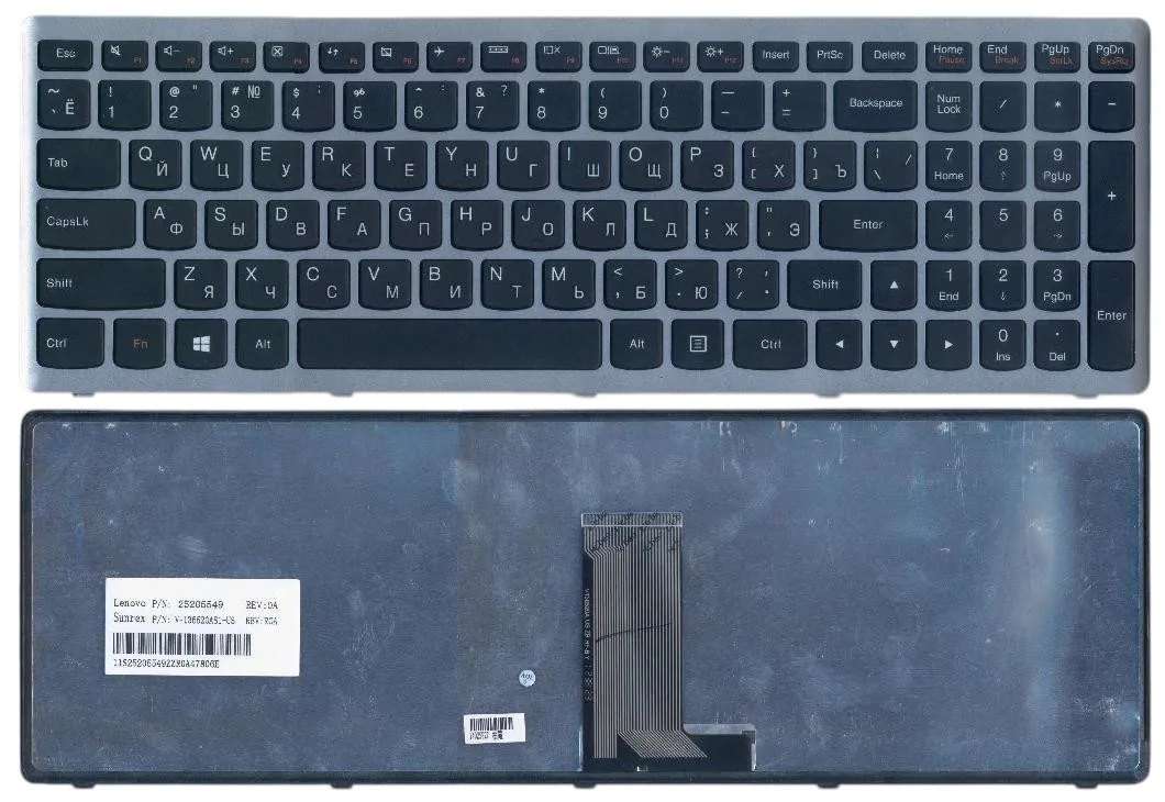 Клавіатура Lenovo IdeaPad U510, Z710 series