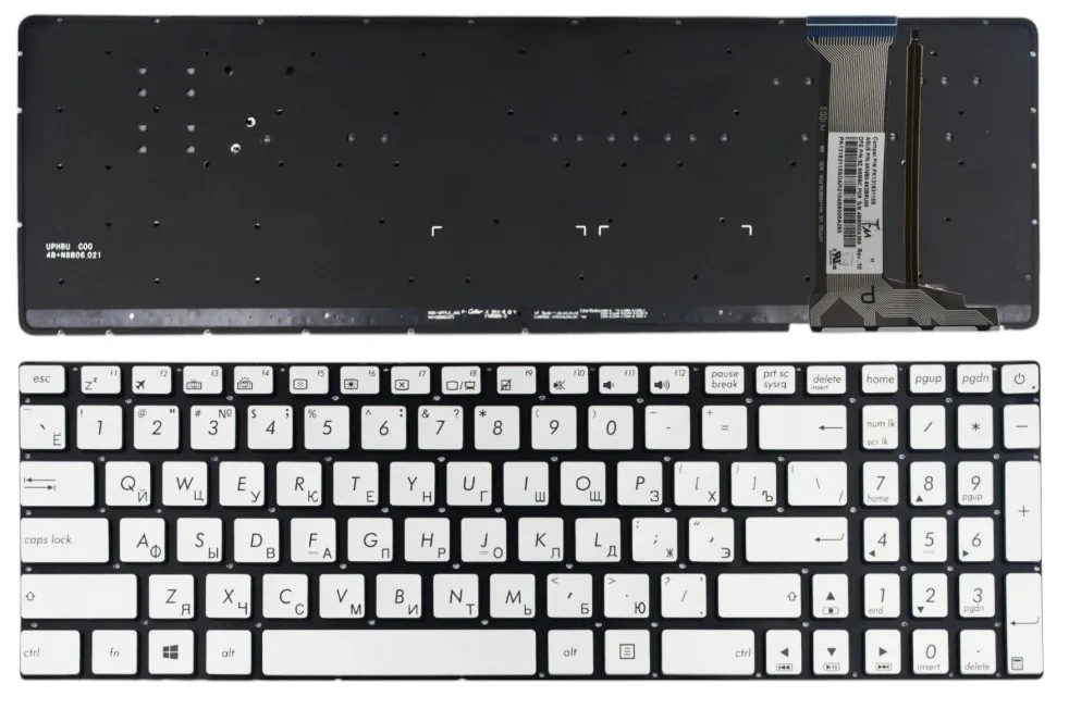 Клавіатура ASUS N551JQ N551JW N751JK N751JX N752VX ZX70VW