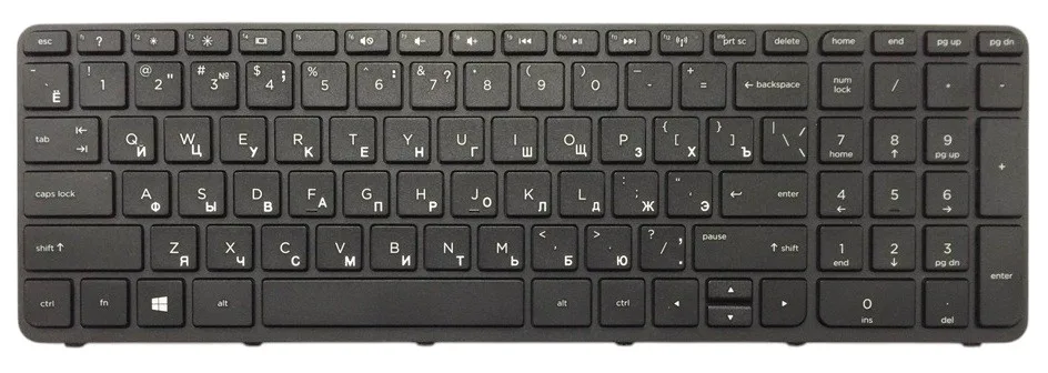 Клавіатура HP ProBook 350 G1, 350 G2, 355 G2 з рамкою