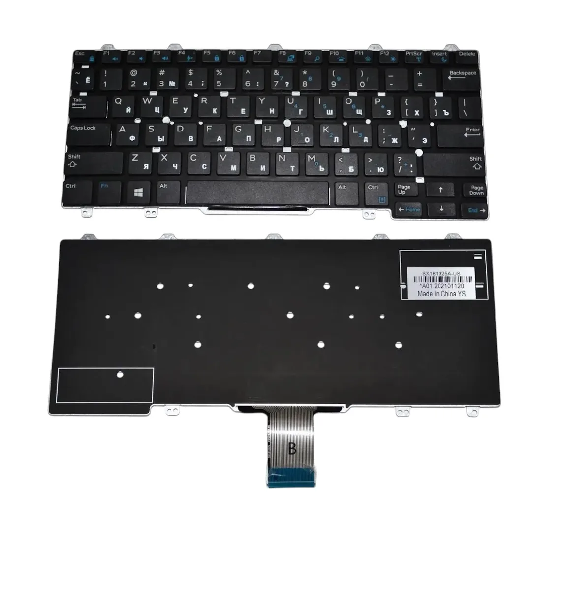 Клавіатура Dell Latitude 5250 E5270 E7250 без підсвічування