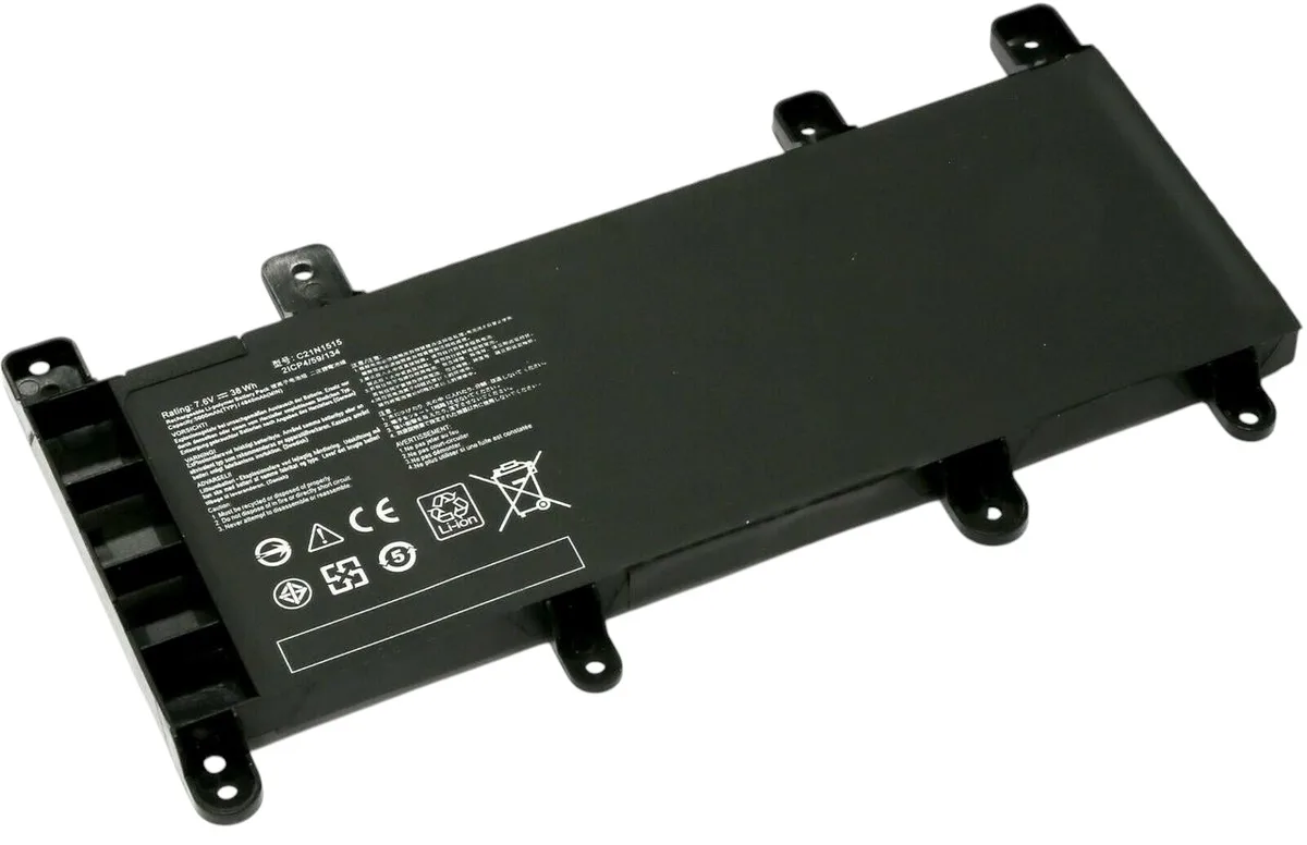 Батарея для ASUS C21N1515, версия 1 (X756UJ, X756UA, X756UX, X756UB) 7.6V 4840mAh 38Wh