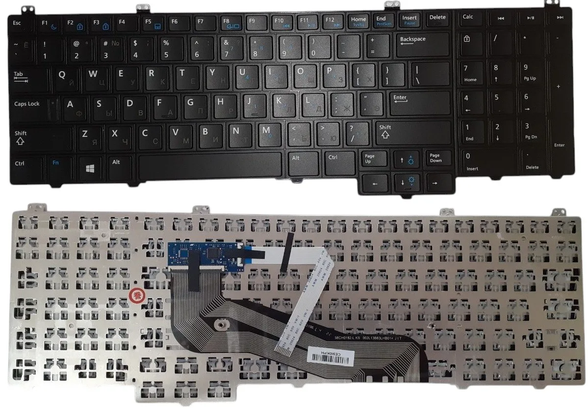 Клавіатура Dell PK130WR1A06 NSK-LEBUC 0VDVG1