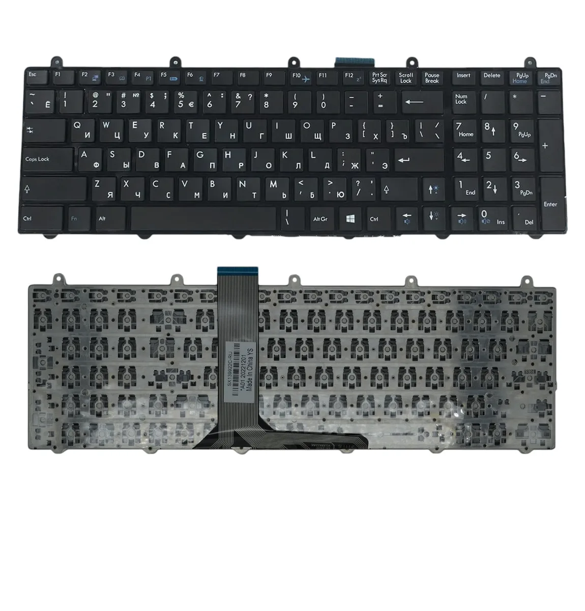 Клавіатура MSI GT60 GT70 GT780 GT783 GX780 DXR-I7810BLW7
