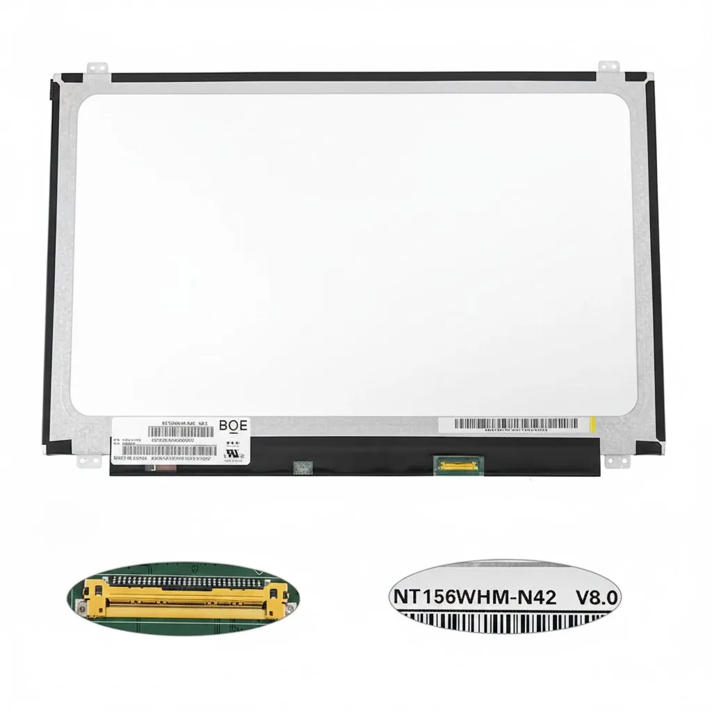 Матриця 15,6" LED NT156WHM-N42, 1366*768, 30pin SLIM VERTICAL матова, роз'єм праворуч