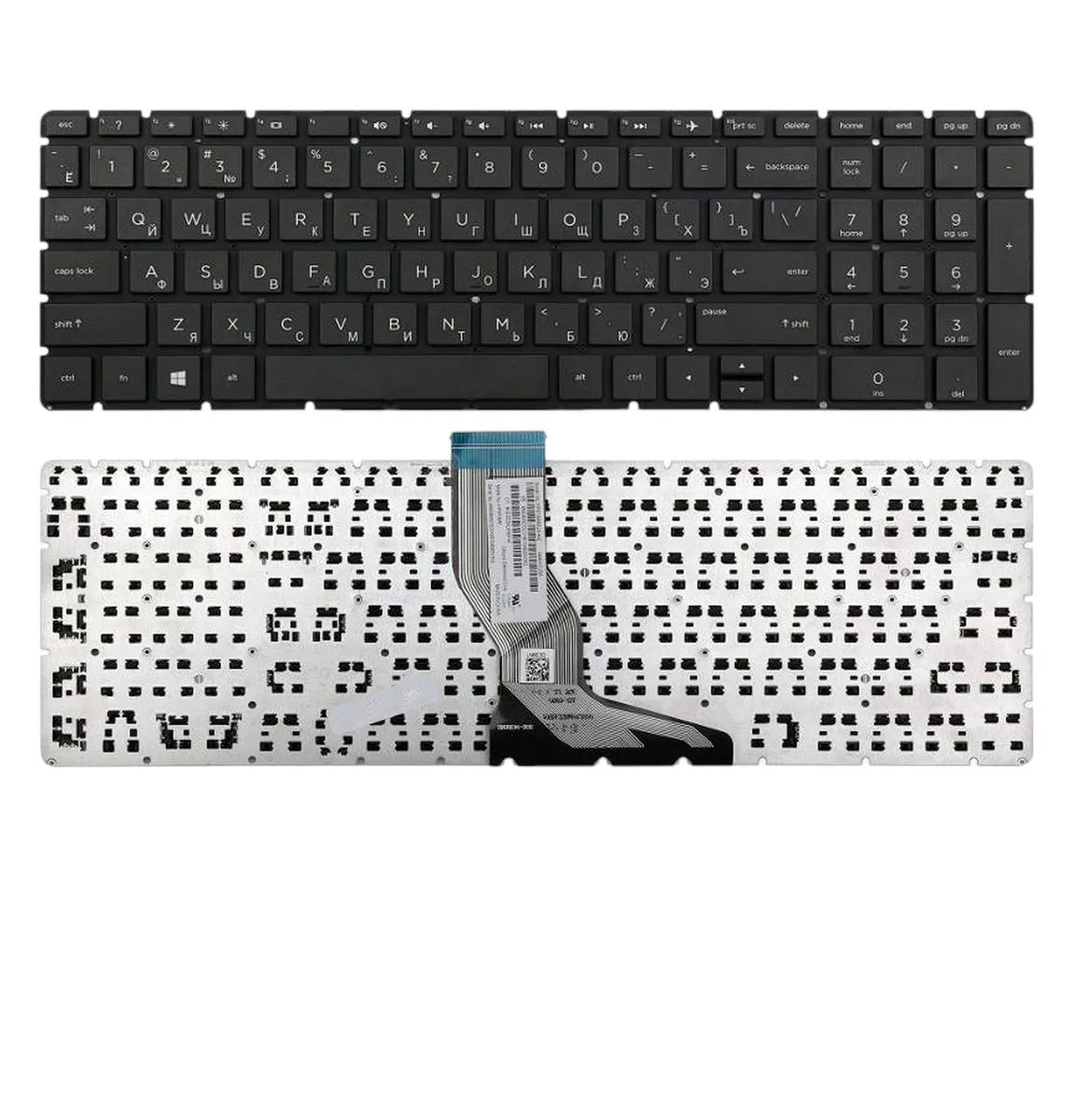 Клавіатура для ноутбука HP 17-AK, 17-bs, 15-DA,15-DB, 15s-fq, 15s-eq, 15-CW